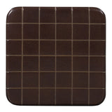 Tatiana Square Outdoor Side Table, Maroon