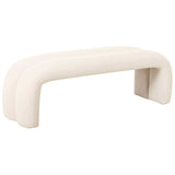 Leigh Channeled Bench, Cream