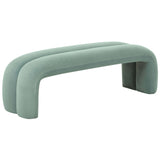 Leigh Channeled Bench, Green