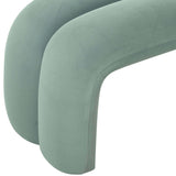 Leigh Channeled Bench, Green