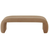 Leigh Channeled Bench, Taupe