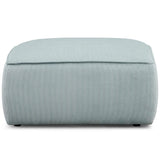 Travie Ottoman, Sea Blue