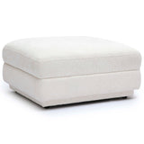 Perry Modular Ottoman, Cream