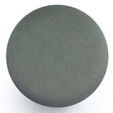Dex Vegan Mohair Ottoman, Olive Green