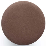 Dex Vegan Mohair Ottoman, Brown