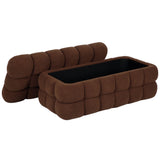 Anita Storage Bench w/ Reversible Tray Top, Brown