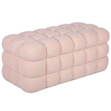 Anita Storage Bench w/ Reversible Tray Top, Pink