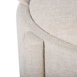 Bellamy Storage Stool w/ Reversible Tray Top, Cream