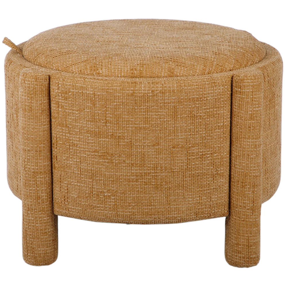 Bellamy Storage Stool w/ Reversible Tray Top, Curry