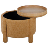 Bellamy Storage Stool w/ Reversible Tray Top, Curry
