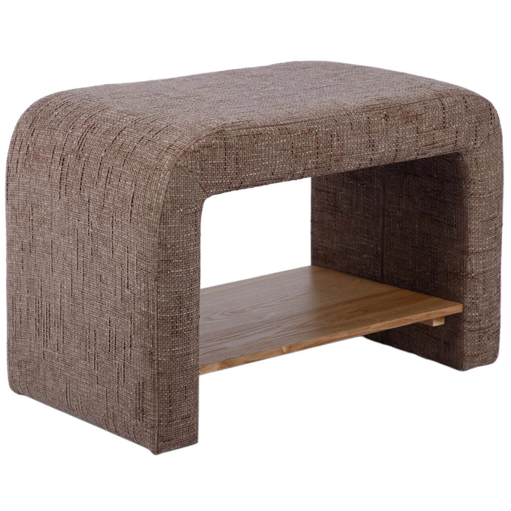 Alvie Storage Side Table, Taupe