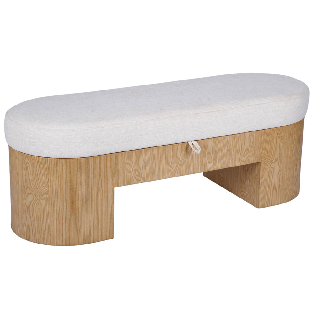 Poppi Storage Bench, Cream