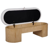 Poppi Storage Bench, Cream