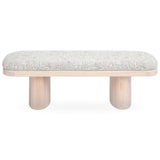 Ollie Bench, Neutral Floral Jaquard