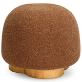 Oopa Swivel Ottoman, Bronze