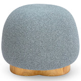 Oopa Swivel Ottoman, Blue
