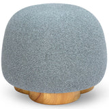 Oopa Swivel Ottoman, Blue