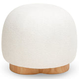 Oopa Swivel Ottoman, Cream