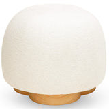 Oopa Swivel Ottoman, Cream