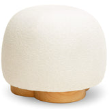 Oopa Swivel Ottoman, Cream
