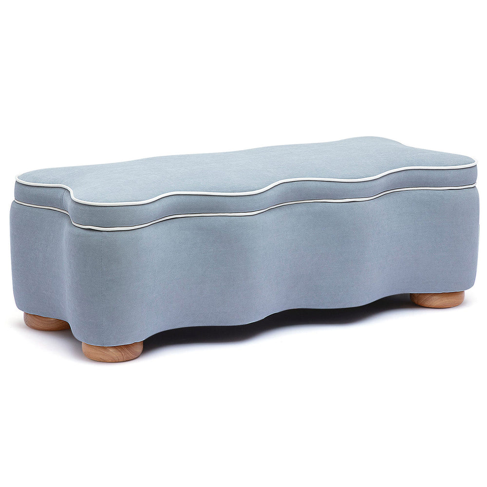 Thalia Storage Bench, Blue