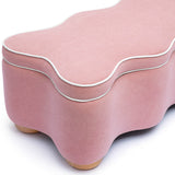 Thalia Storage Bench, Pink
