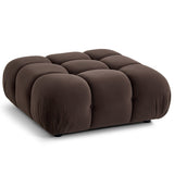 Calliope Modular Ottoman, Dark Brown