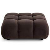 Calliope Modular Ottoman, Dark Brown