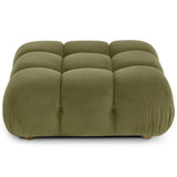 Calliope Modular Ottoman, Olive Green