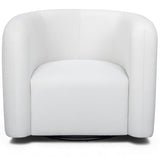 Curves Swivel Chair, Cream