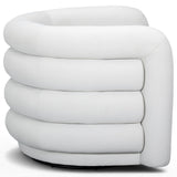Curves Swivel Chair, Cream