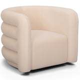 Curves Swivel Chair, Peach