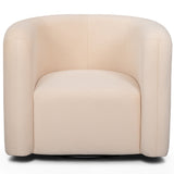 Curves Swivel Chair, Peach