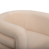 Curves Swivel Chair, Peach