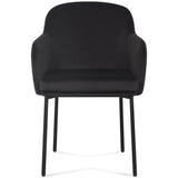 Sydney Arm Chair, Black, Set of 2