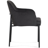 Sydney Arm Chair, Black, Set of 2