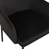 Sydney Arm Chair, Black, Set of 2