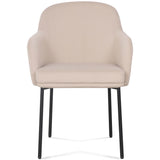 Sydney Arm Chair, Taupe, Set of 2