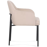 Sydney Arm Chair, Taupe, Set of 2