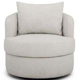 Silvi Swivel Chair, Off-White