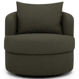 Silvi Swivel Chair, Kale Green