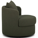 Silvi Swivel Chair, Kale Green