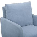 Nancy Nursing Chair, Blue Velvet