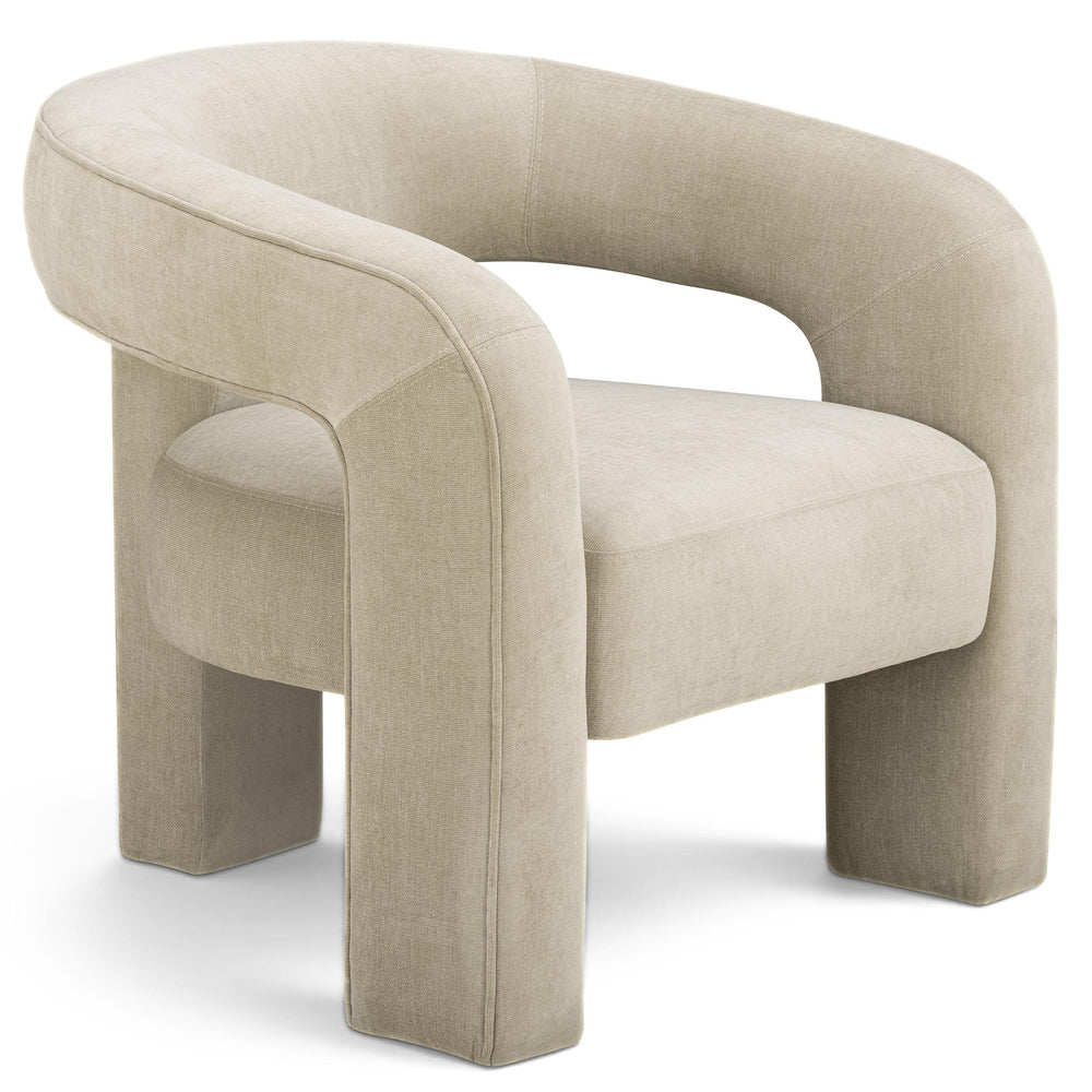Malone Accent Chair, Taupe