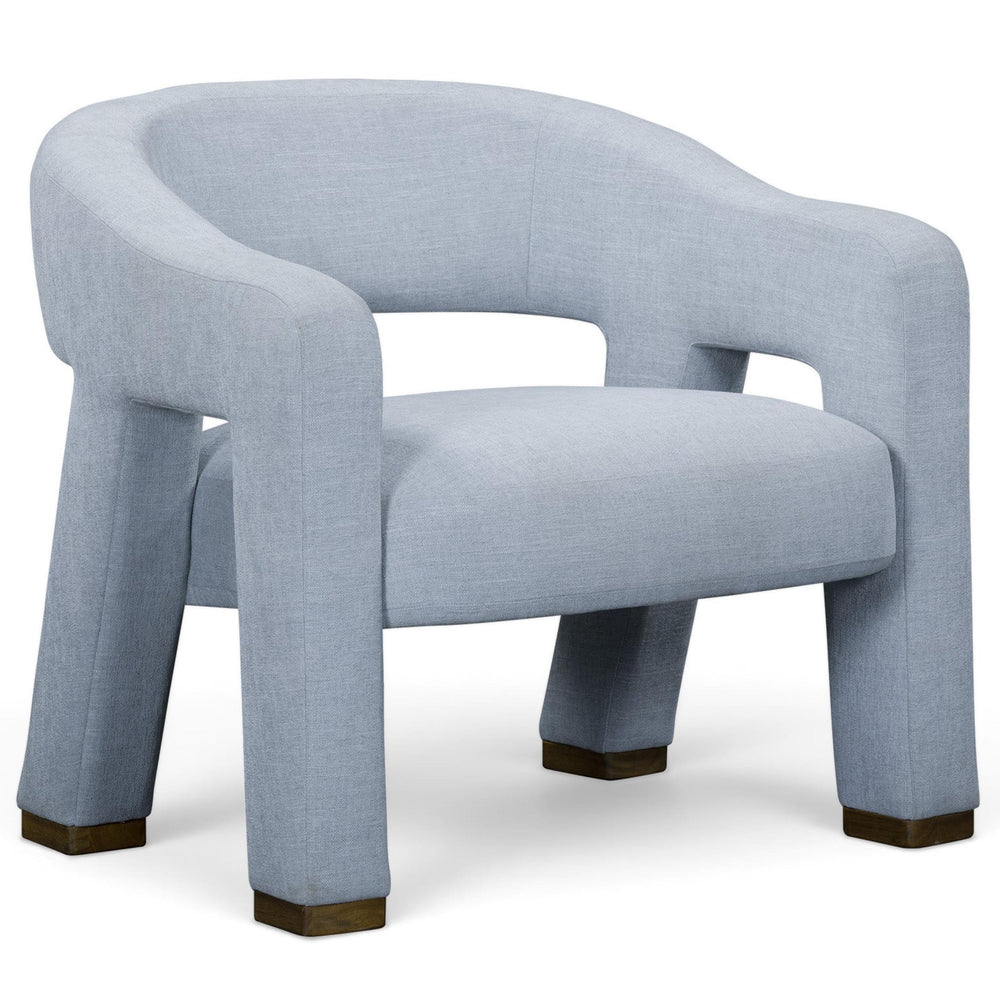 Florence Chair, Blue Linen