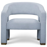 Florence Chair, Blue Linen