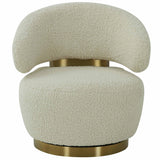 Austin Swivel Chair, Beige