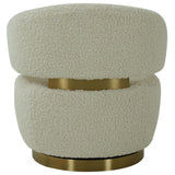 Austin Swivel Chair, Beige