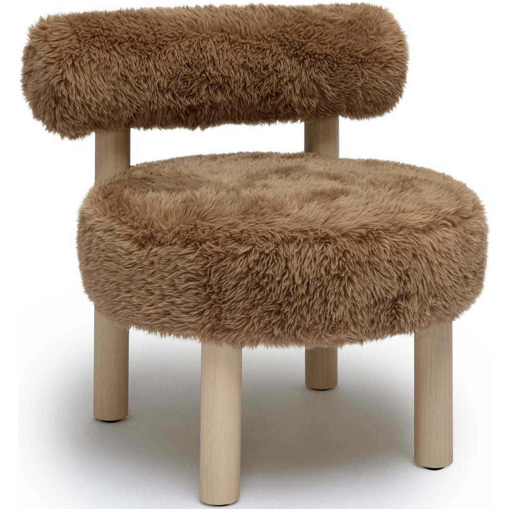 Carmel Chair, Dark Taupe-Furniture - Chairs-High Fashion Home