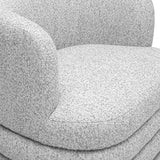 Astor Swivel Chair, Light Grey-Furniture - Chairs-High Fashion Home